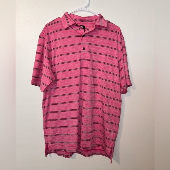 FootJoy Other - FootJoy Men’s Space Dye Lisle Performance Golf Polo Shirt  Size M - NWT Branded